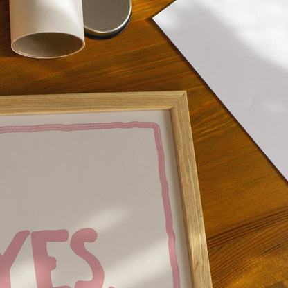 Yes Chef Print - Alfresco Prints