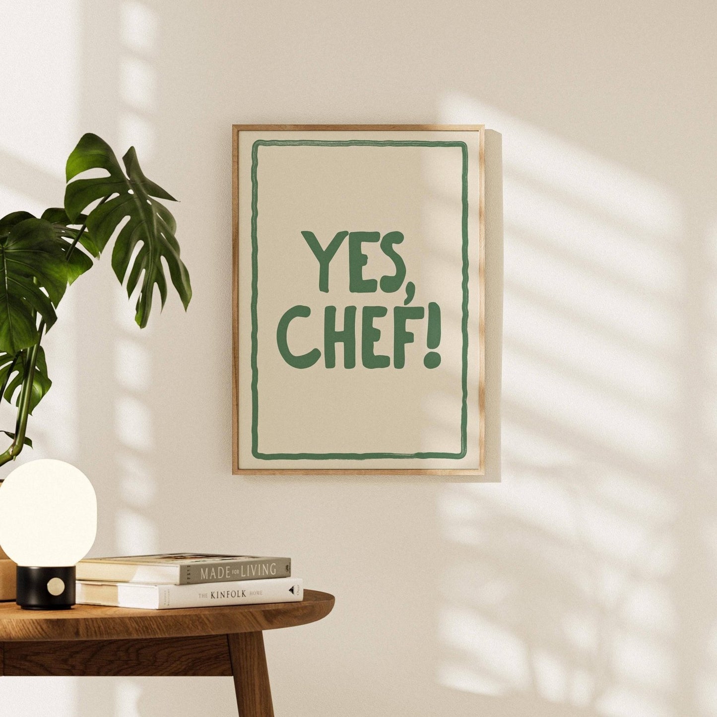 Yes Chef Print - Alfresco Prints