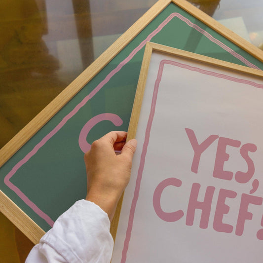 Yes Chef Print - Alfresco Prints