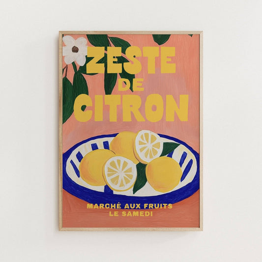 Zest de Citron Print - Alfresco Prints