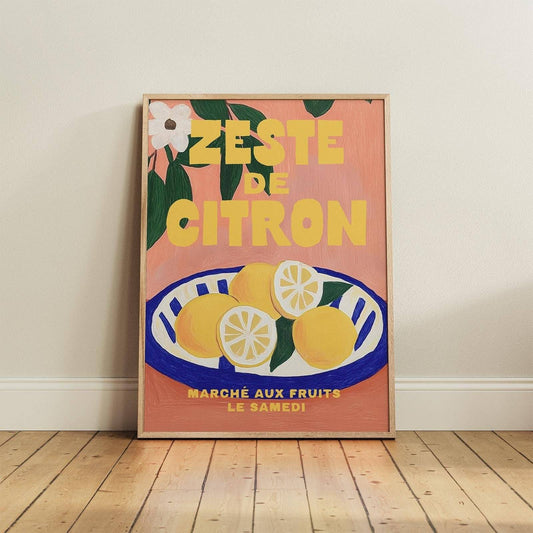 Zest de Citron Print - Alfresco Prints